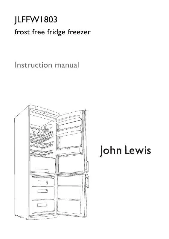 Mode d'emploi JOHN LEWIS JLFFW1803