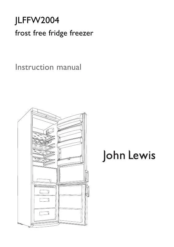 Mode d'emploi JOHN LEWIS JLFFW2004