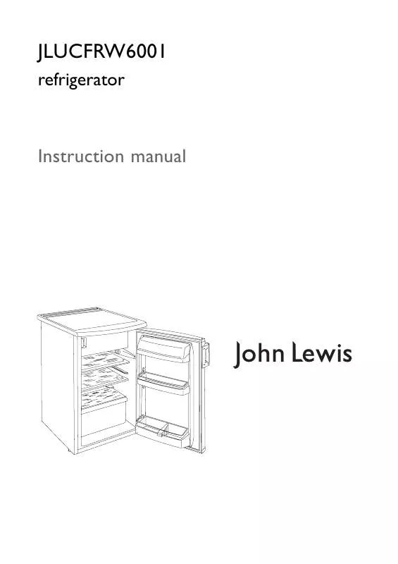 Mode d'emploi JOHN LEWIS JLUCFRW6001