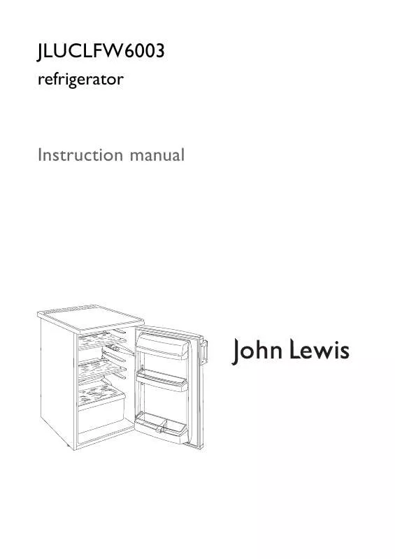 Mode d'emploi JOHN LEWIS JLUCLFW6003