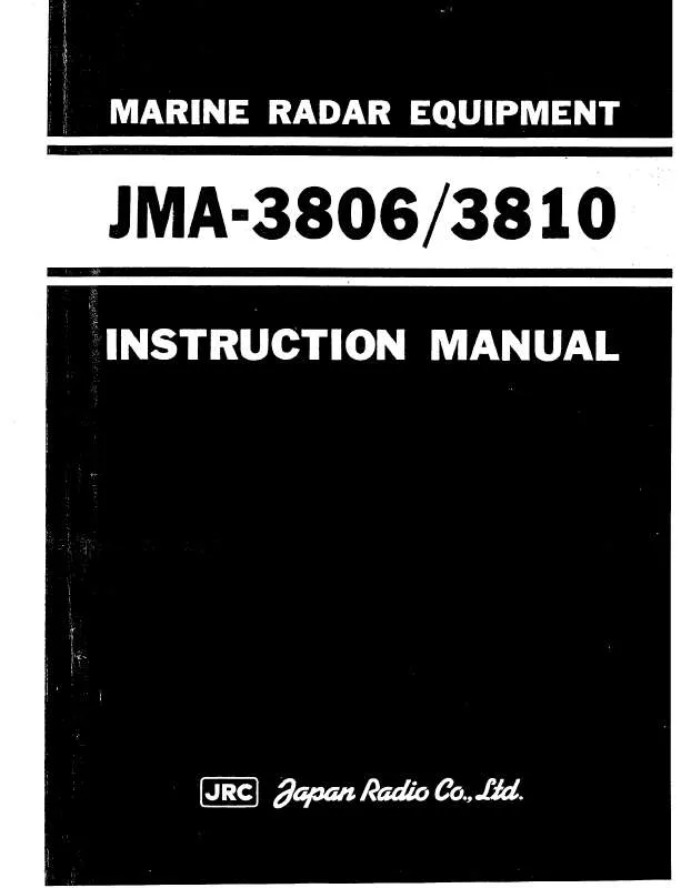Mode d'emploi JRC JMA-3806