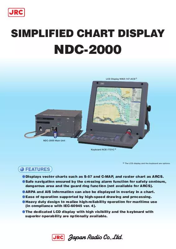 Mode d'emploi JRC NDC-2000