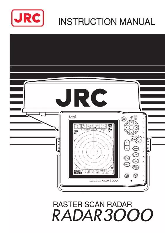 Mode d'emploi JRC RADAR 3000