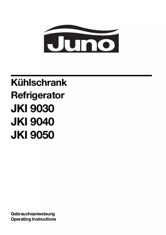 Mode d'emploi JUNO JKI 9450
