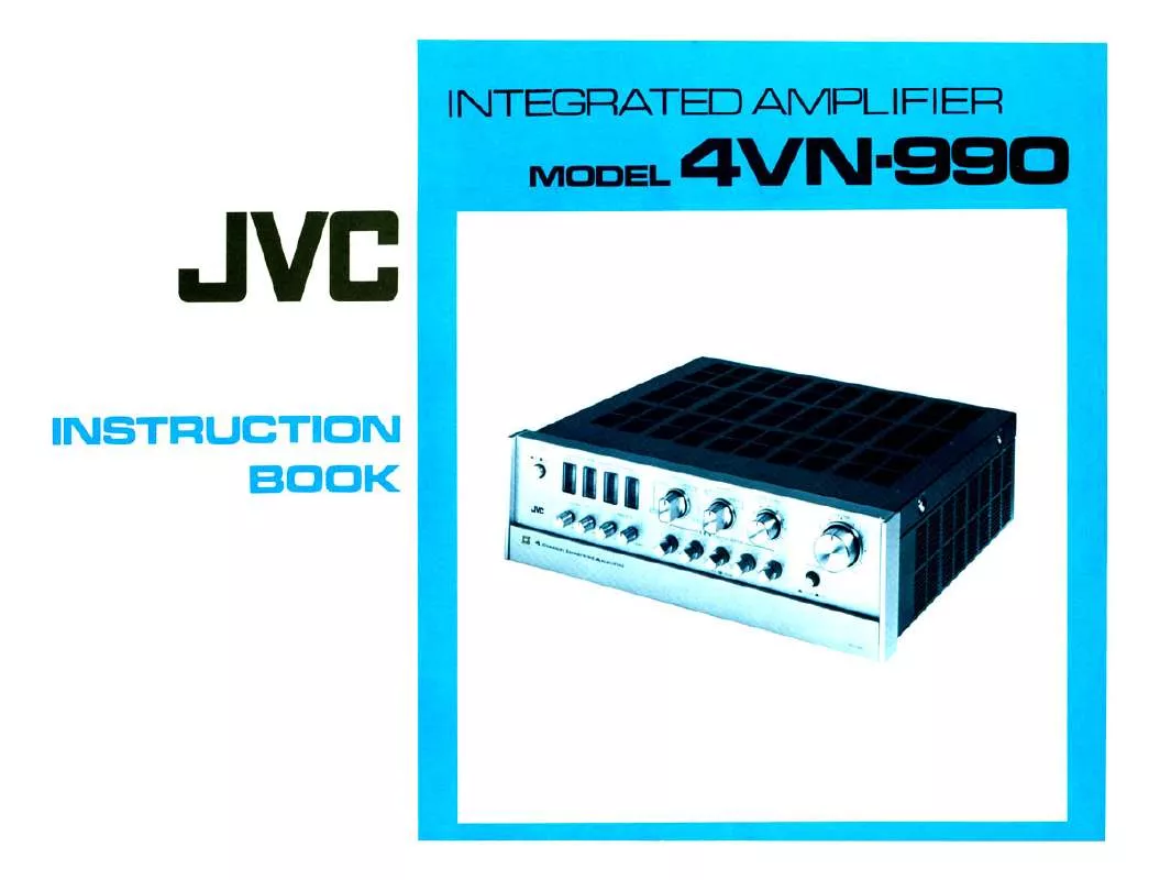 Mode d'emploi JVC 4VN-990