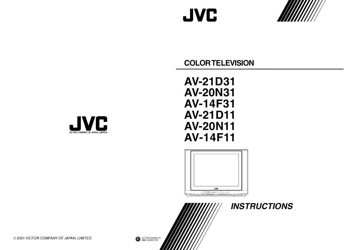 Mode d'emploi JVC AV-14F31