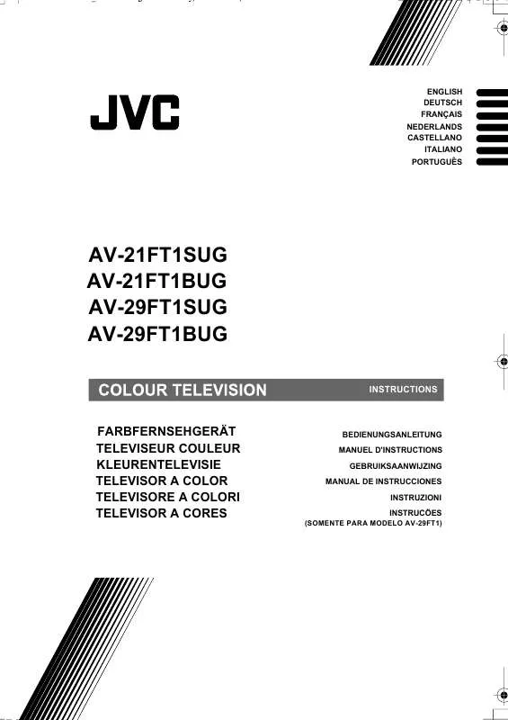 Mode d'emploi JVC AV-21FT1BUG-AV-21FT1