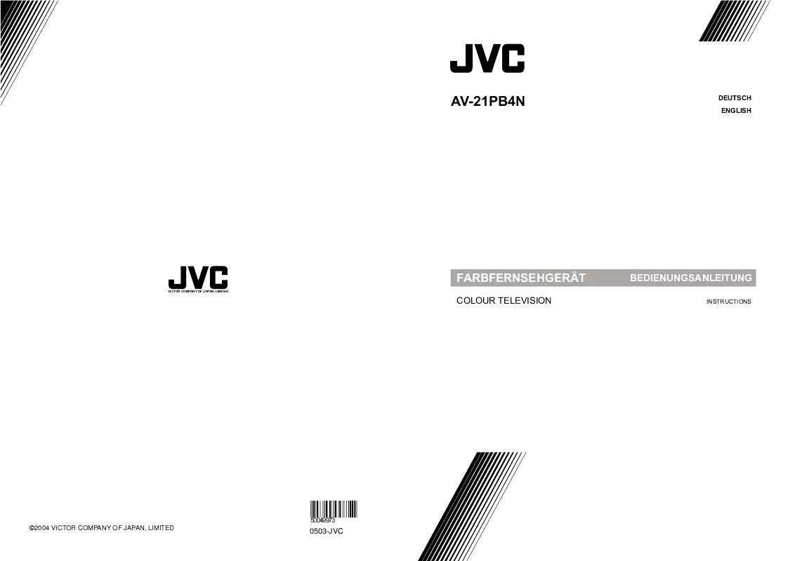 Mode d'emploi JVC AV-21PB4N