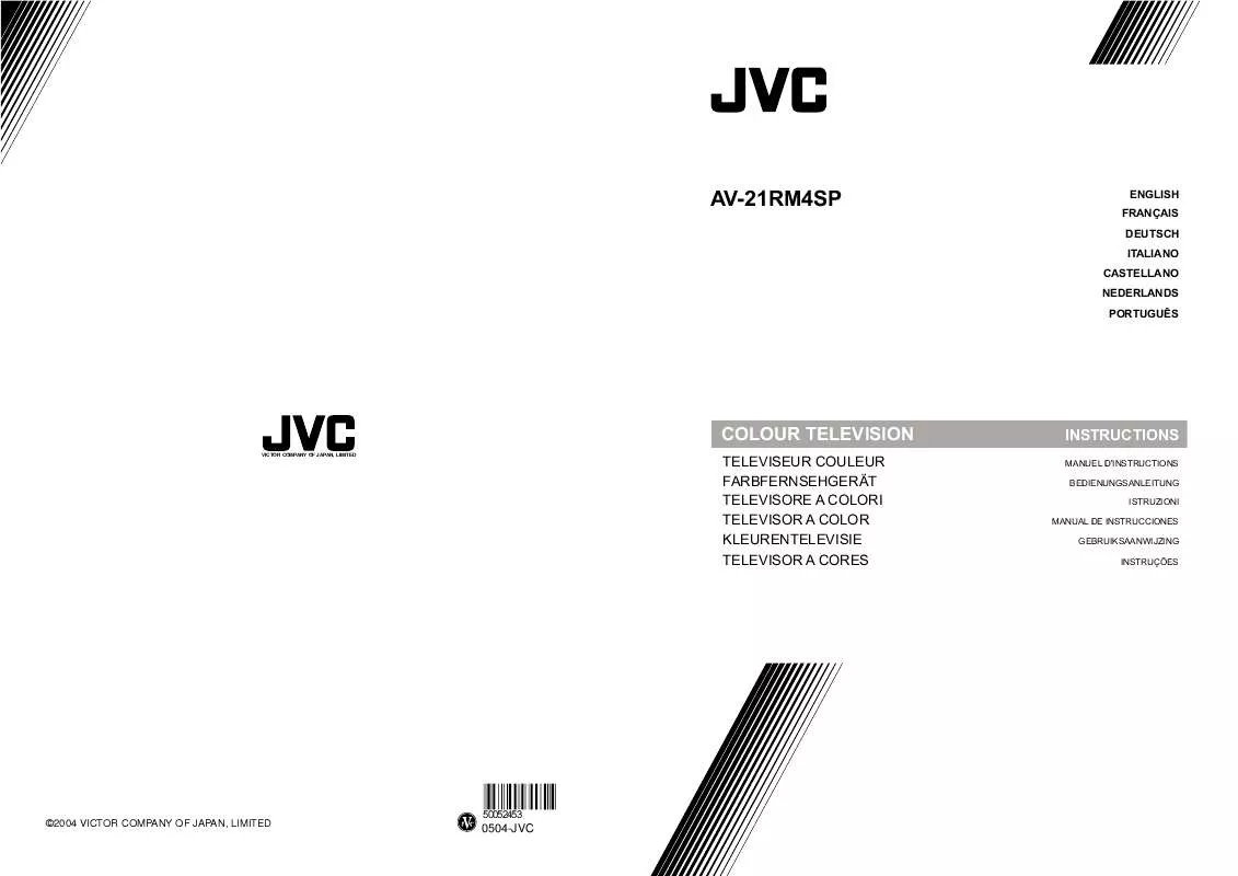 Mode d'emploi JVC AV-21RM4SP