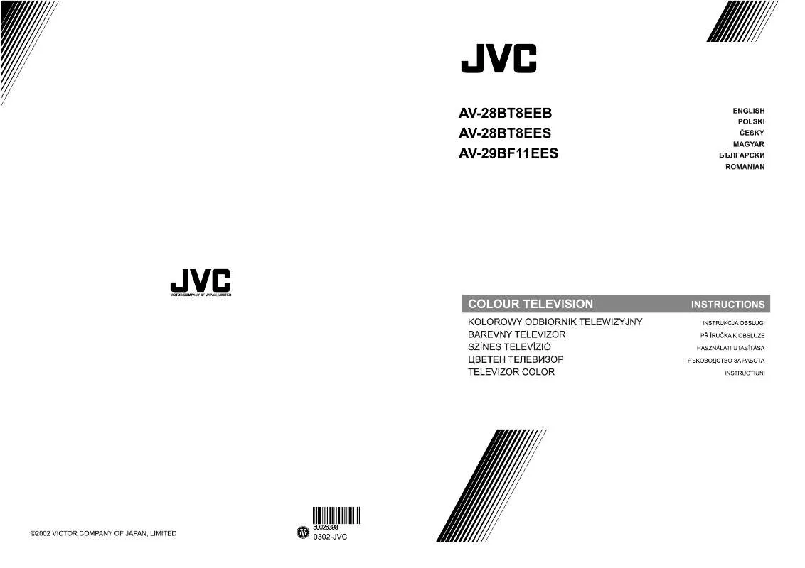 Mode d'emploi JVC AV-28BT8EES