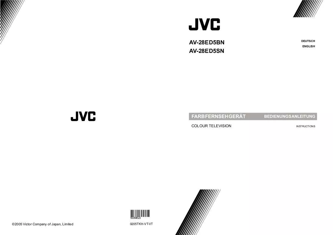 Mode d'emploi JVC AV-28ED5BN
