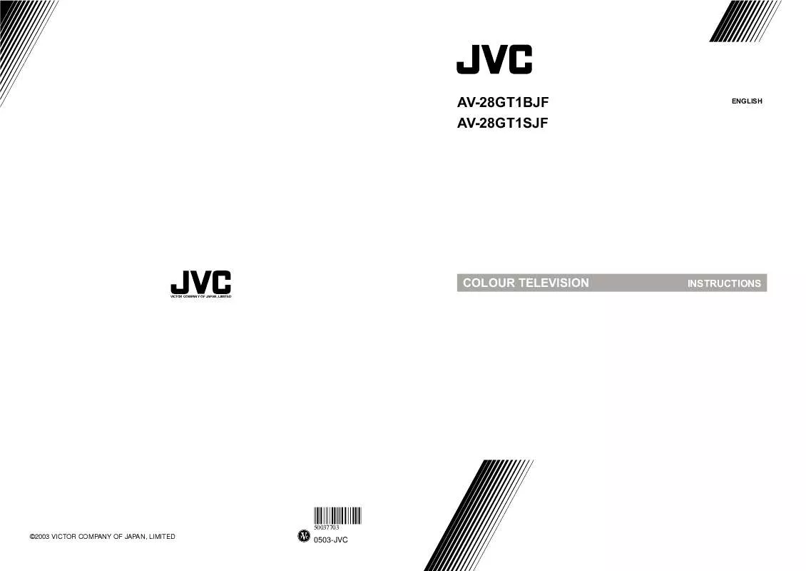 Mode d'emploi JVC AV-28GT1BJF