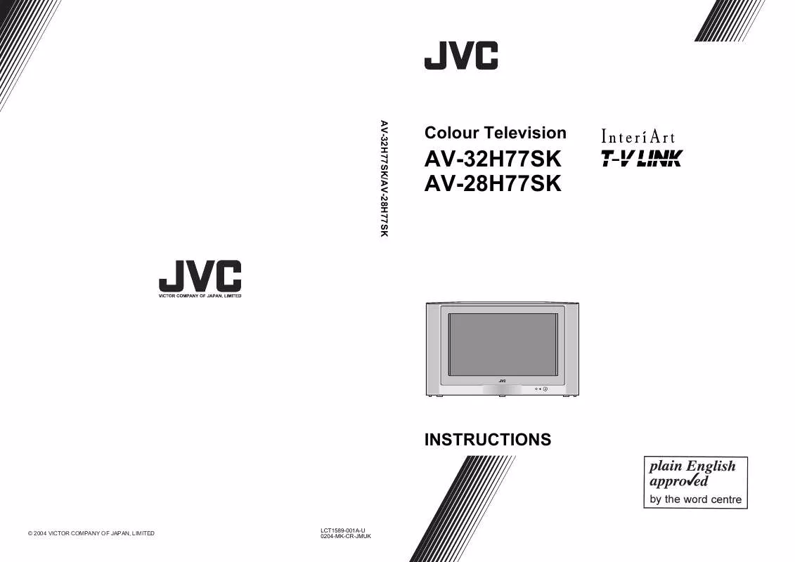 Mode d'emploi JVC AV-28H77SK