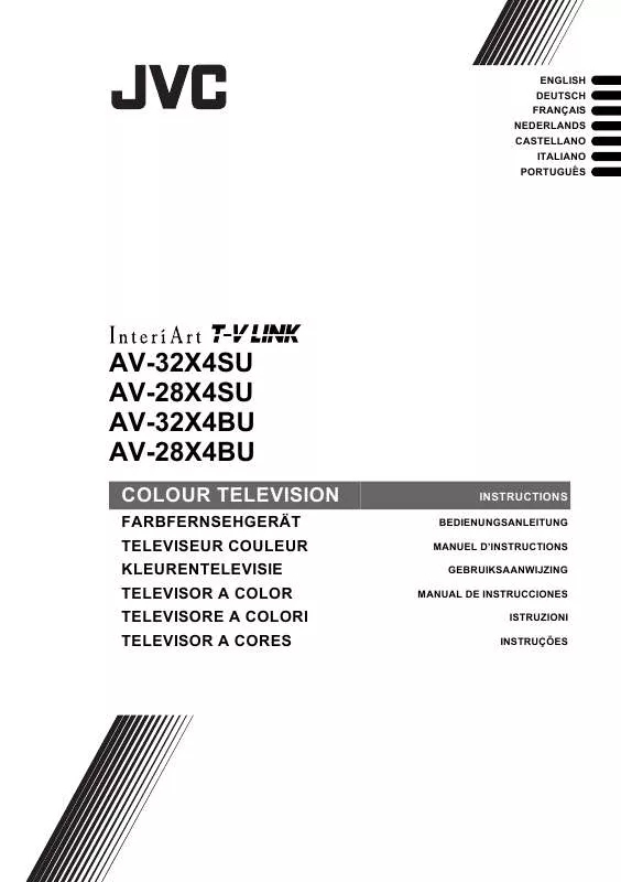 Mode d'emploi JVC AV-28X4