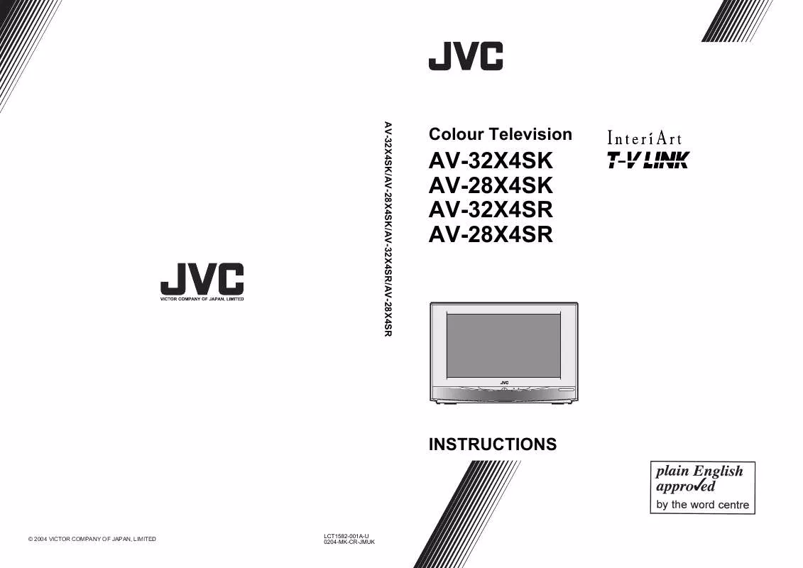 Mode d'emploi JVC AV-28X4SK