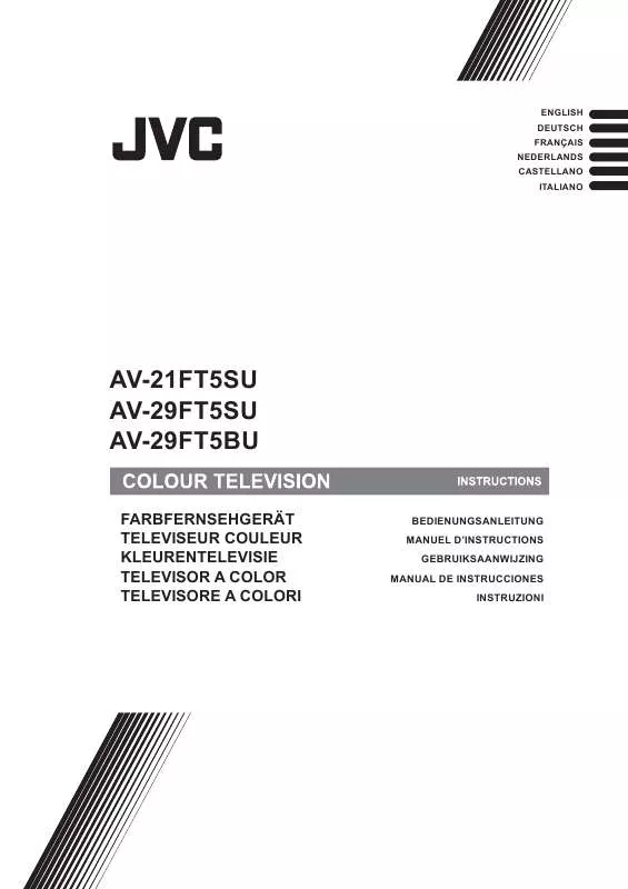 Mode d'emploi JVC AV-29FT5SU-AV-29FT5