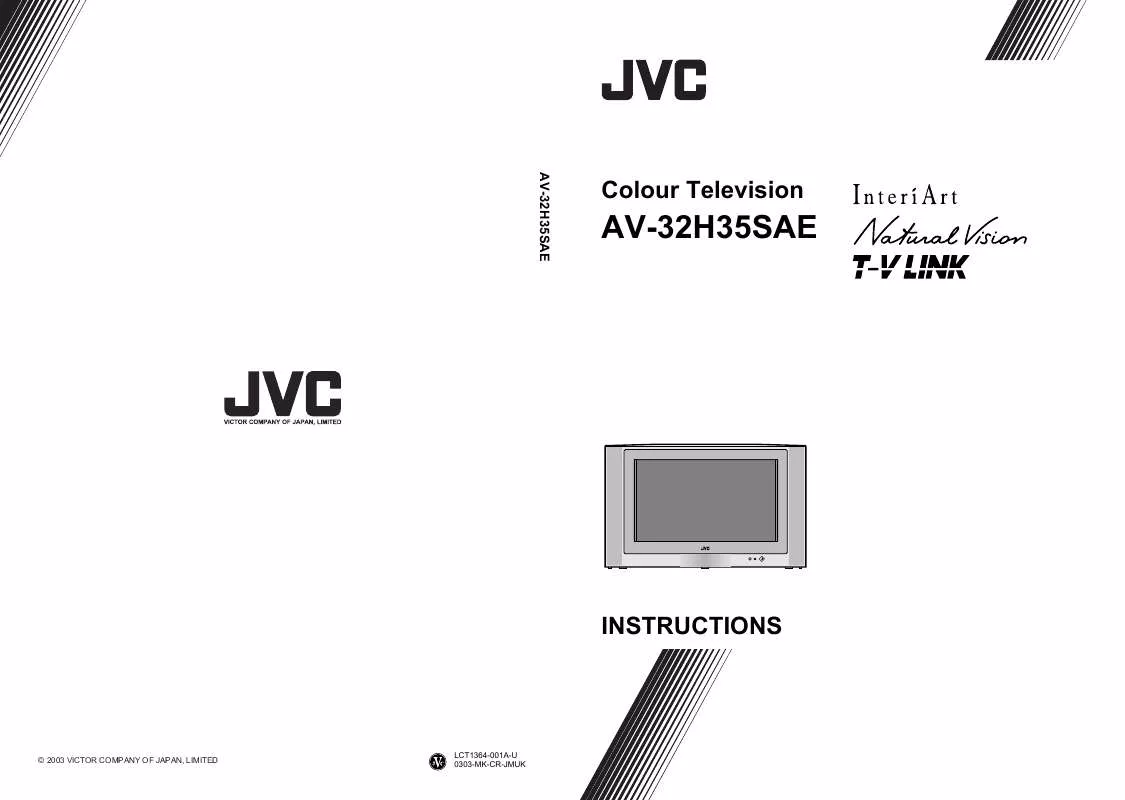 Mode d'emploi JVC AV-32H35SAE-AV-32H35