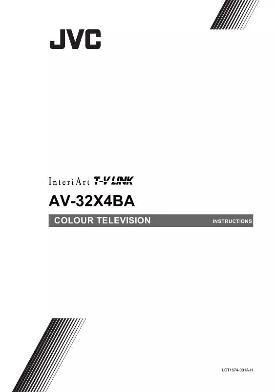 Mode d'emploi JVC AV-32X4BA-AV-32X4