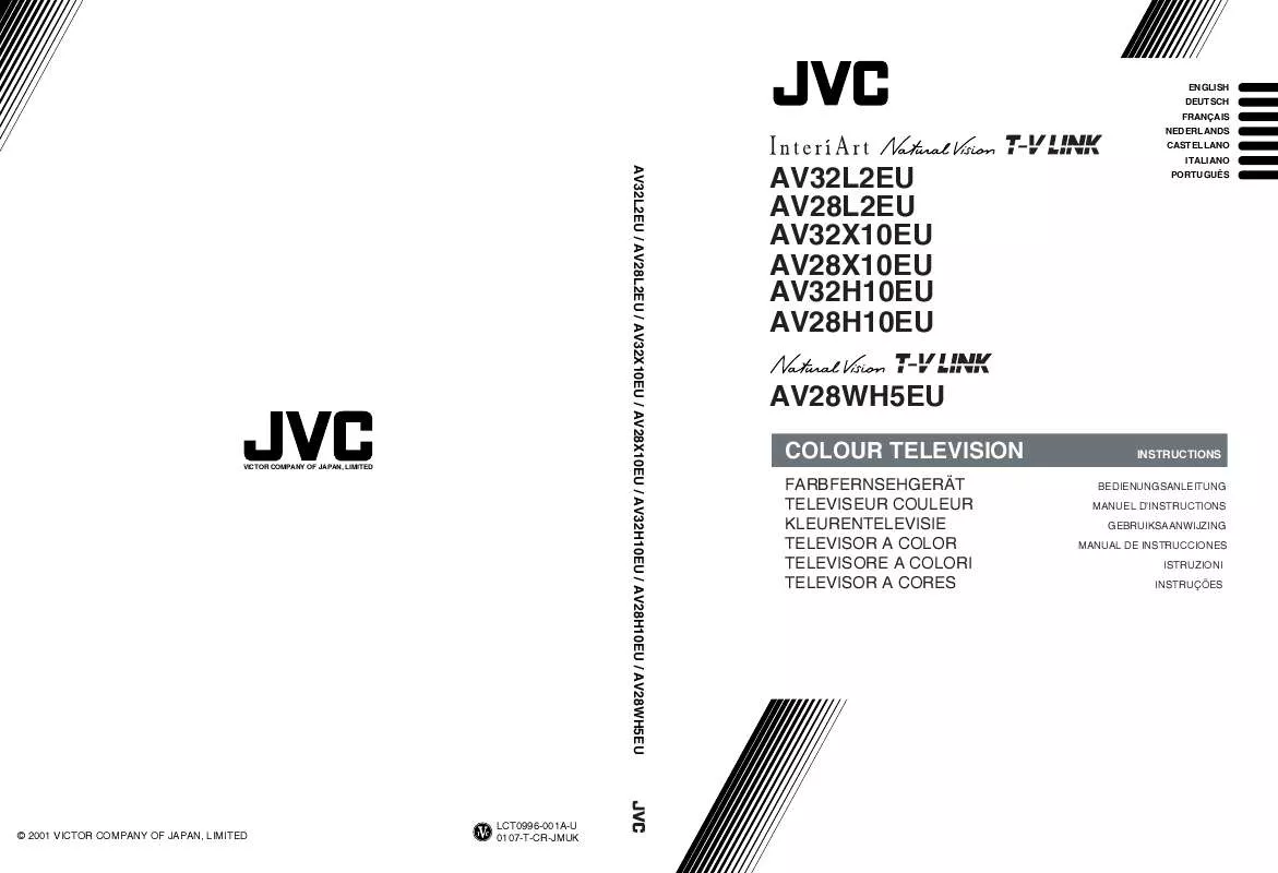 Mode d'emploi JVC AV28H10EUS-AV28H10