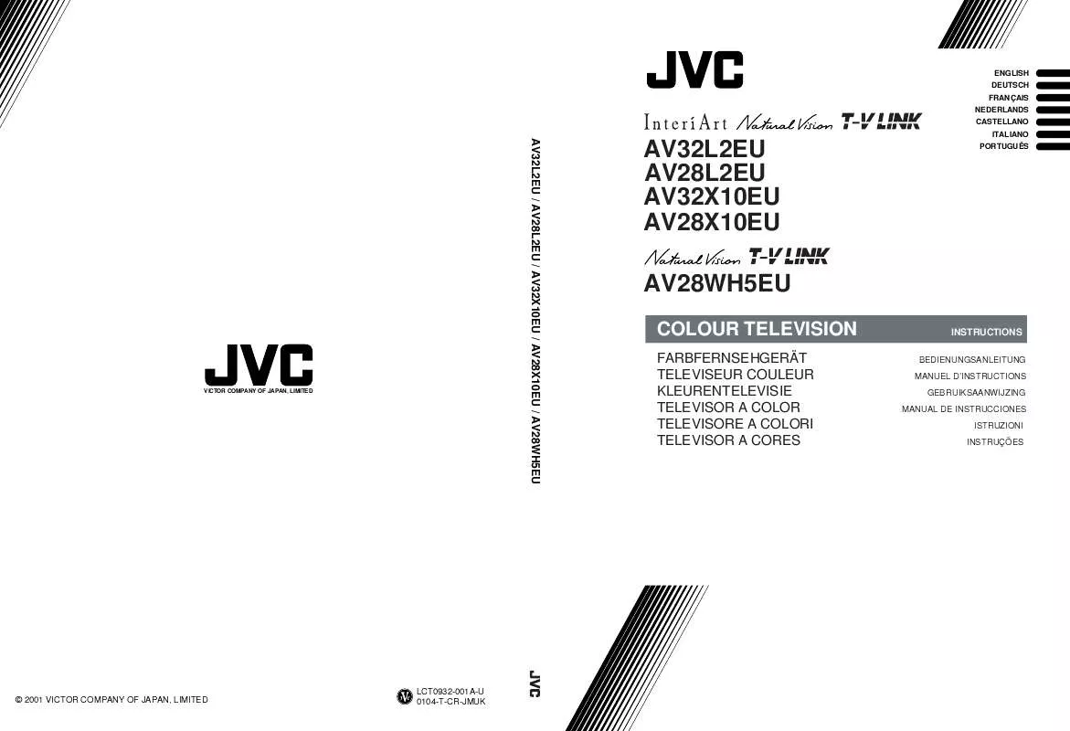 Mode d'emploi JVC AV28L2EUGR-AV28L2