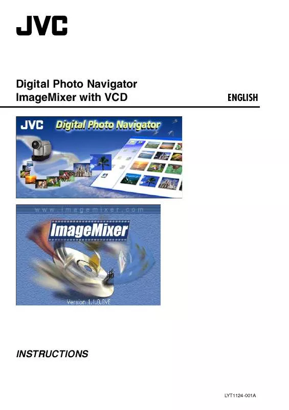 Mode d'emploi JVC DIGITAL PHOTO NAVIGATOR & IMAGEMIXER W/ VCD - 2003