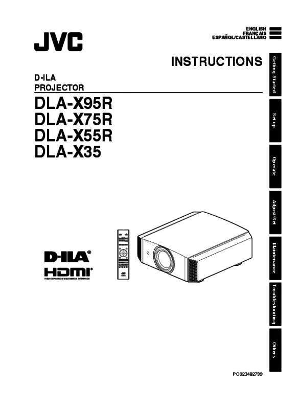 Mode d'emploi JVC DLA-X35