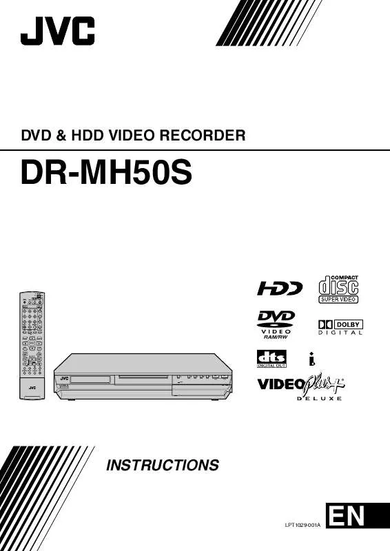 Mode d'emploi JVC DR-MH50SEK