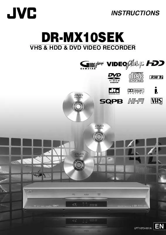 Mode d'emploi JVC DR-MX10SEK
