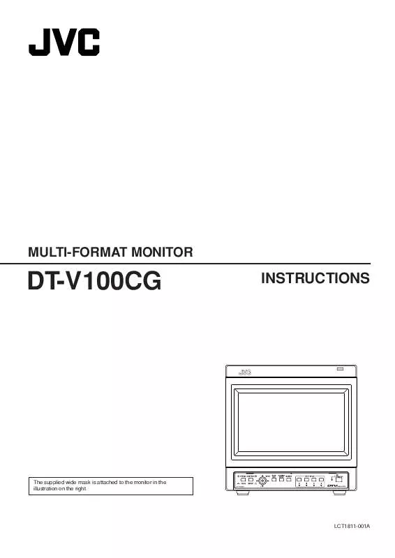 Mode d'emploi JVC DT-V100CG