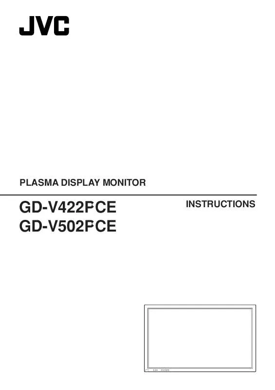 Mode d'emploi JVC GD-V422PCE