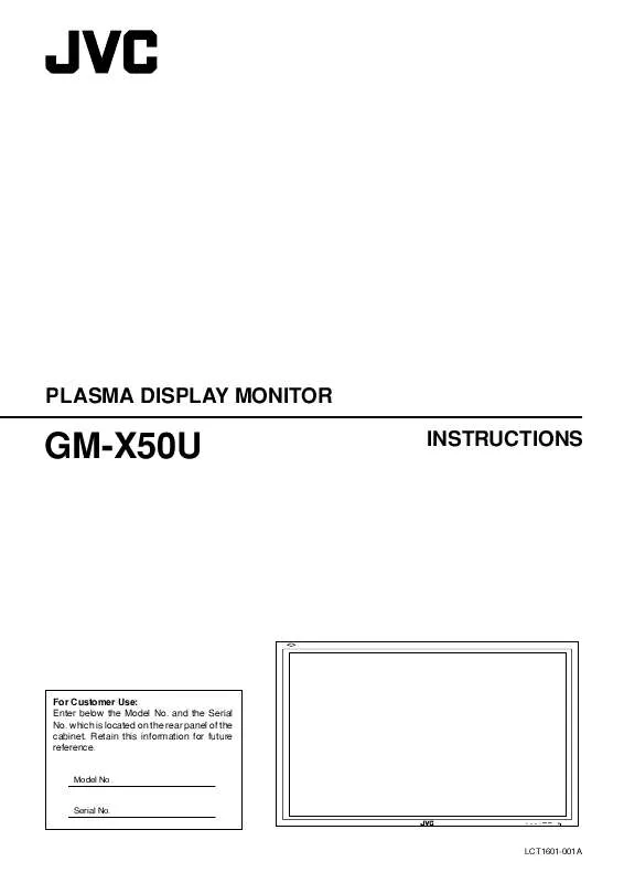 Mode d'emploi JVC GM-X50U-GM-X50
