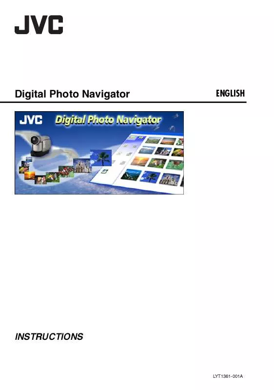 Mode d'emploi JVC GZ-MC500E/EK DIGITAL PHOTO NAVIGATOR
