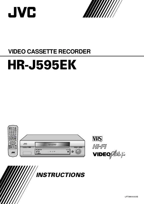 Mode d'emploi JVC HR-J595