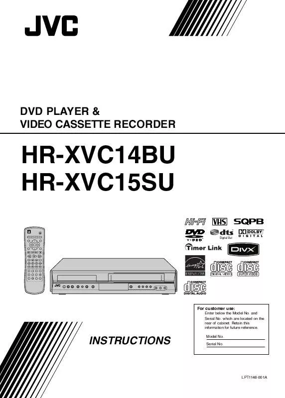 Mode d'emploi JVC HR-XVC14B-HR-XVC14