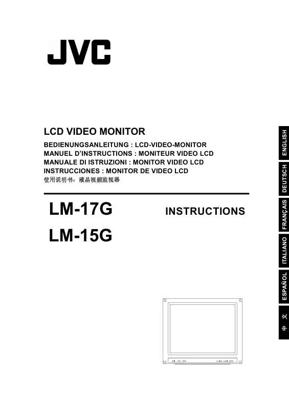 Mode d'emploi JVC LM-15G-U-LM-15