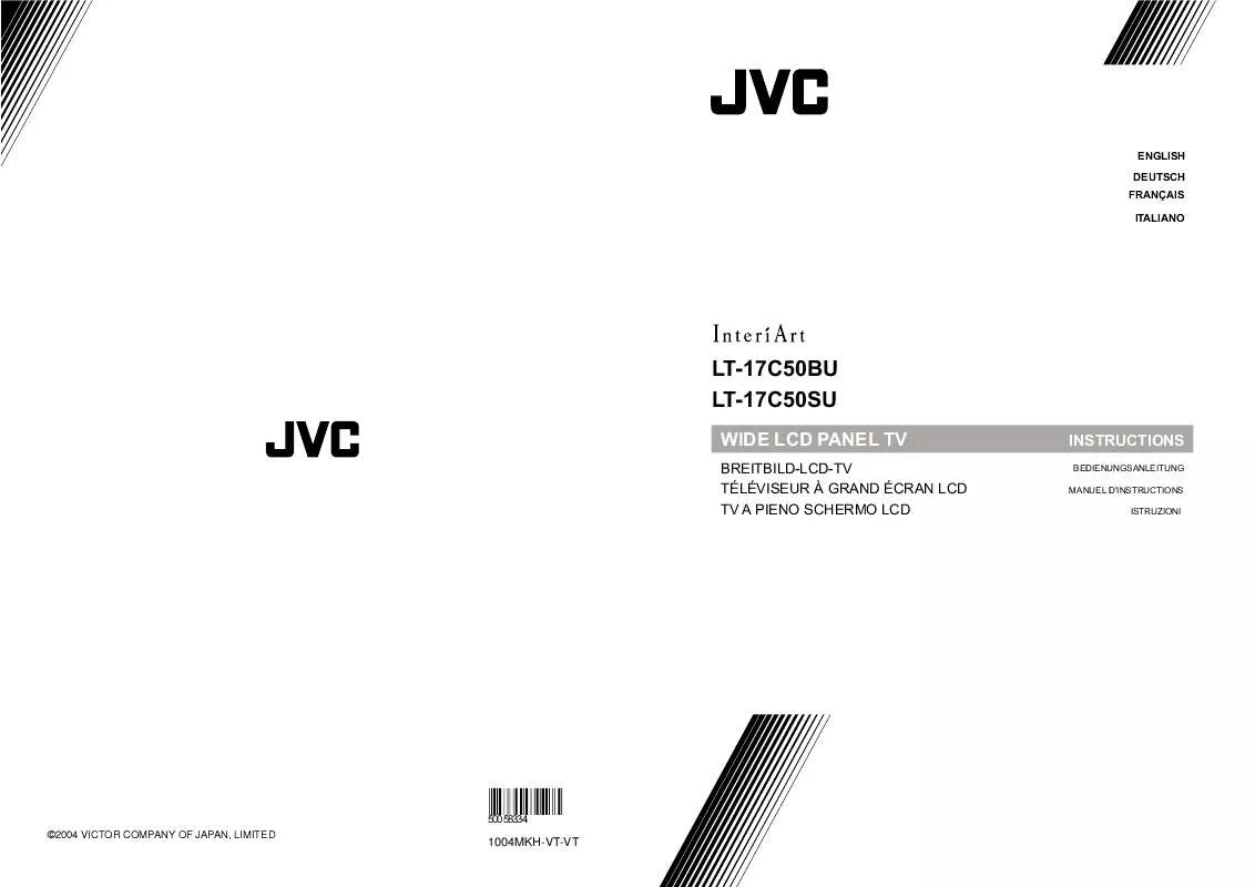 Mode d'emploi JVC LT-17C50BU