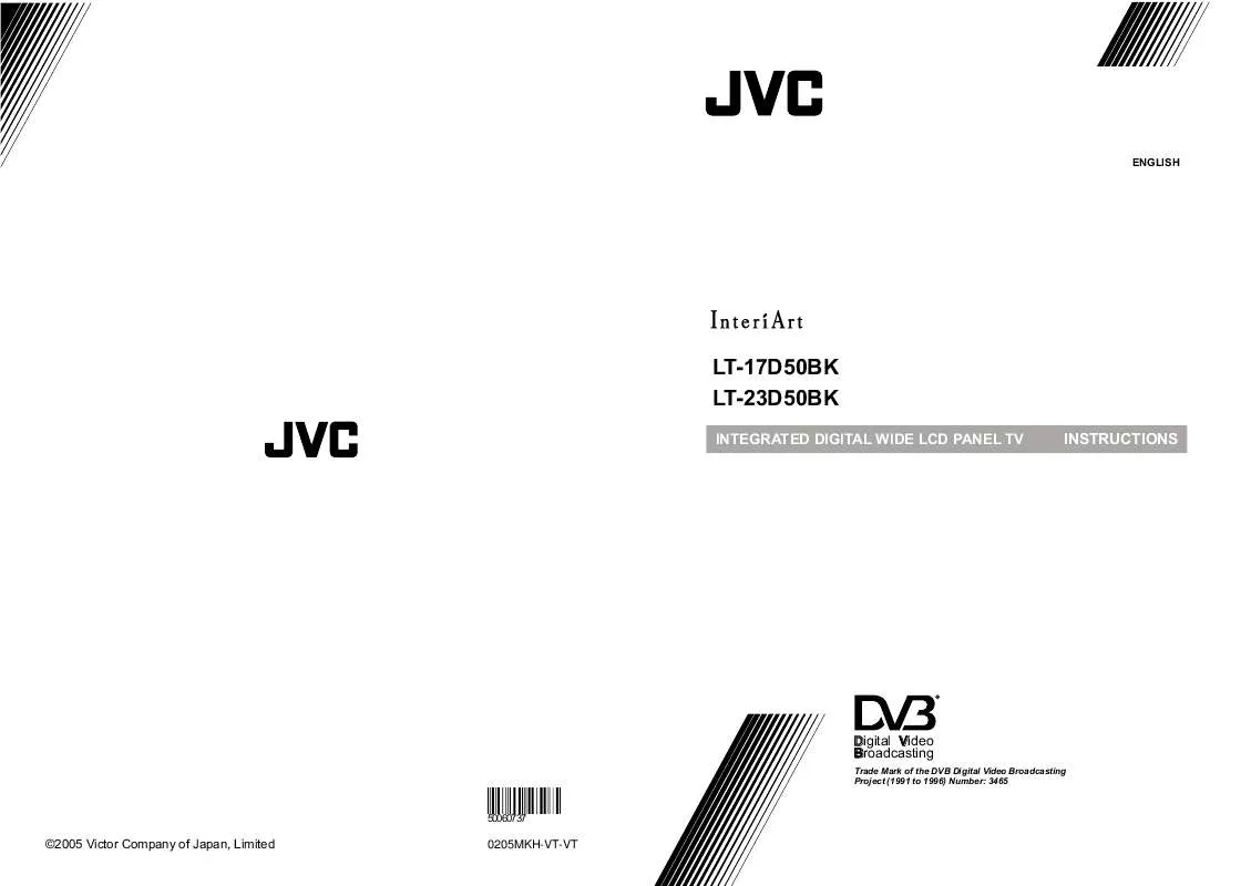 Mode d'emploi JVC LT-17D50BK