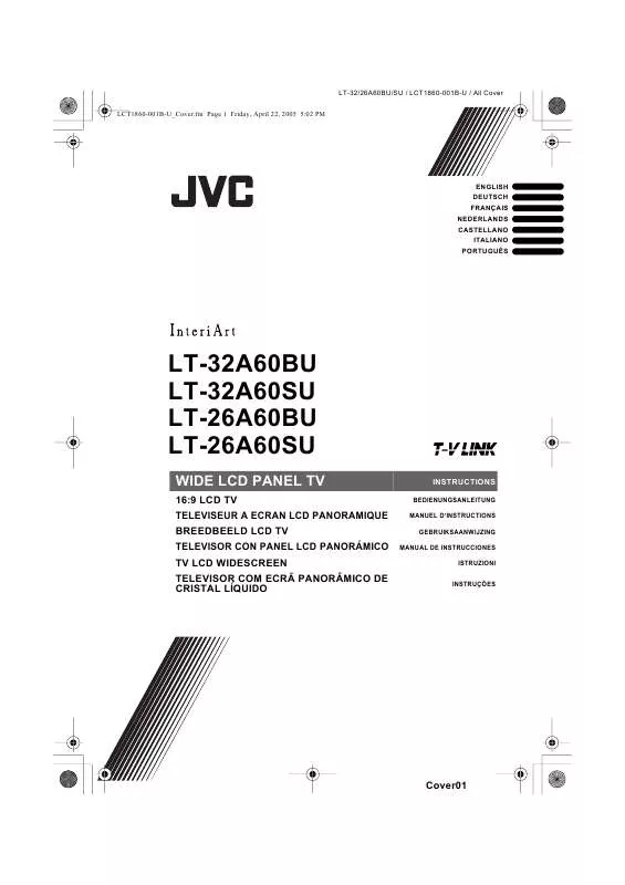 Mode d'emploi JVC LT-26A60BU