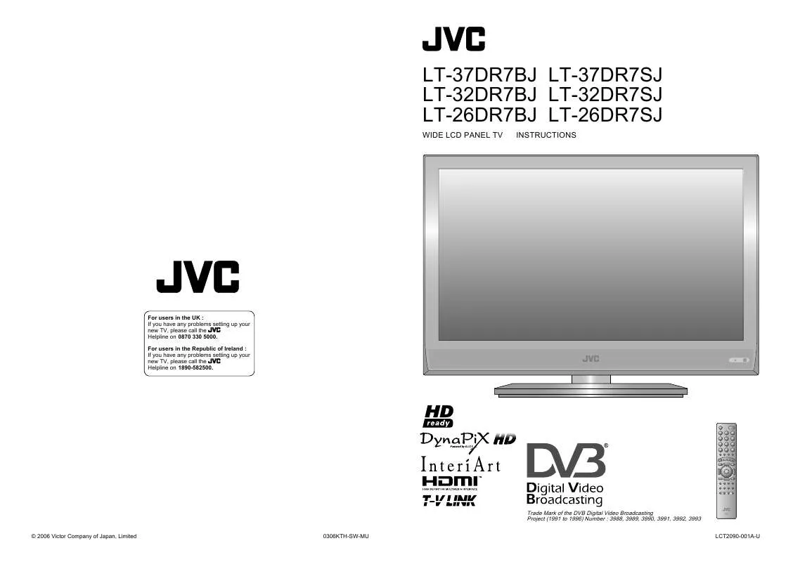 Mode d'emploi JVC LT-37DR7BJ
