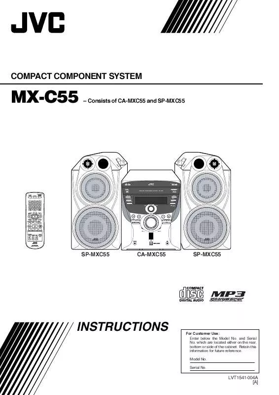 Mode d'emploi JVC MXC55C-MX-C55