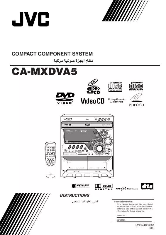 Mode d'emploi JVC MXDVA5US-MX-DVA5