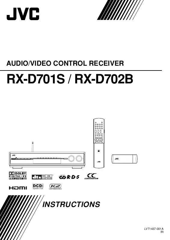Mode d'emploi JVC RX-D702BC-RX-D702