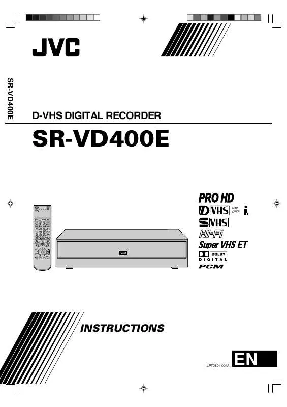 Mode d'emploi JVC SR-VD400E