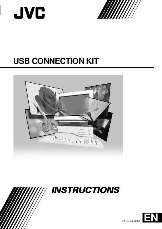 Mode d'emploi JVC USB CONNECTION KIT GR-DVL157