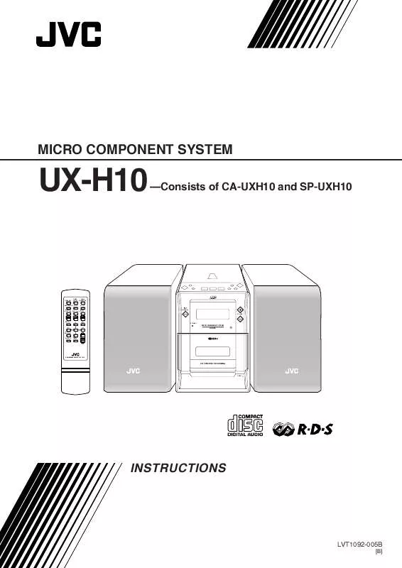 Mode d'emploi JVC UX-H10