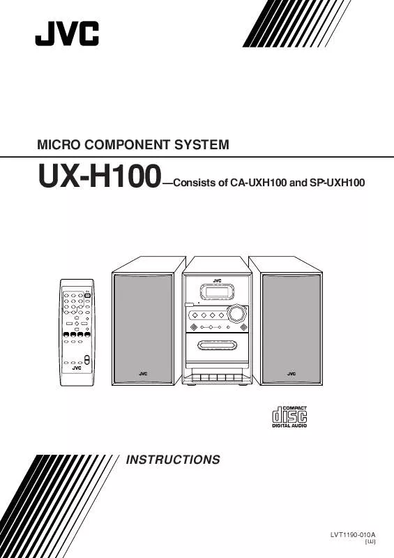 Mode d'emploi JVC UX-H100UJ