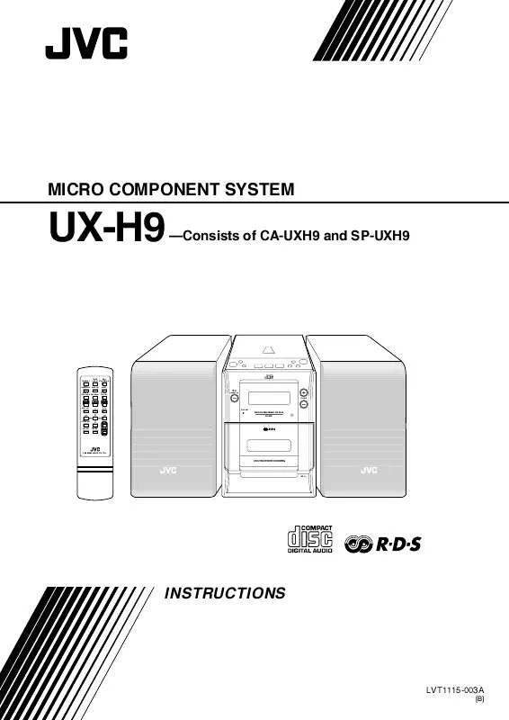 Mode d'emploi JVC UX-H9