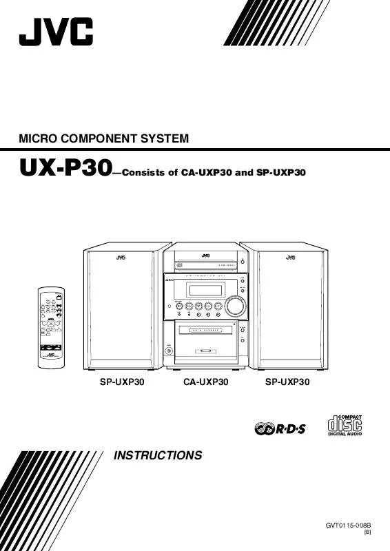 Mode d'emploi JVC UX-P30