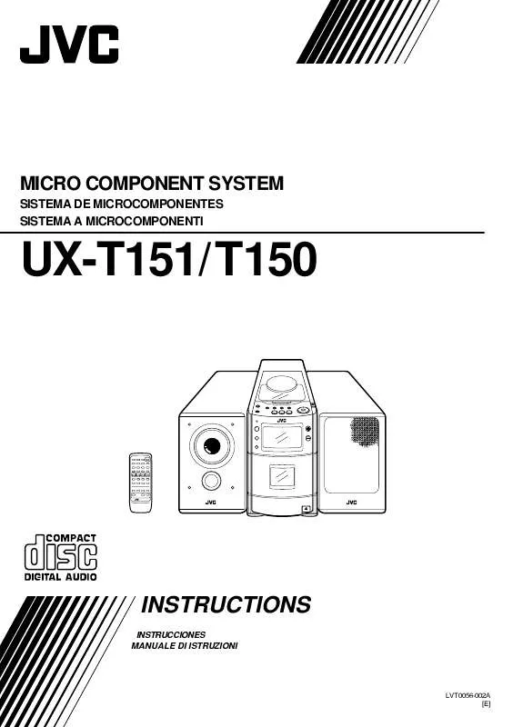 Mode d'emploi JVC UX-T150
