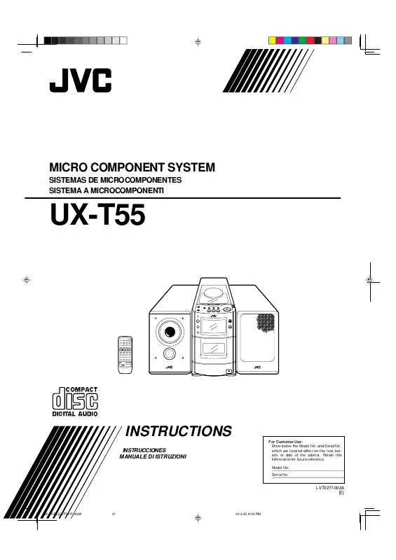 Mode d'emploi JVC UX-T55